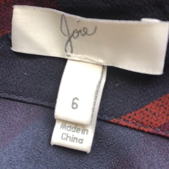 NWOT Joie Asymmetrical Silk Dress - Picture 10 of 12